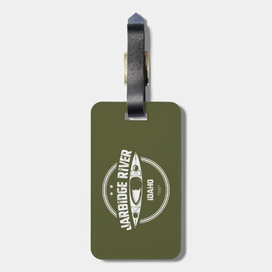 Jarbidge River Idaho Kayaking Gepäckanhänger (Rückseite vertikal)