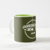 Jarbidge River Idaho Kayaking Zweifarbige Tasse (Vorderseite Links)