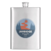 Jarbidge Wild und Landschaftlicher Fluss Idaho Flachmann (Vorderseite)
