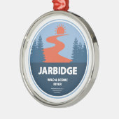 Jarbidge Wild und Landschaftlicher Fluss Idaho Ornament Aus Metall (Links)