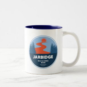 Jarbidge Wild und Landschaftlicher Fluss Idaho Zweifarbige Tasse