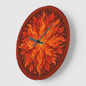 JARDIM DE FOGO GROßE WANDUHR (Winkel)