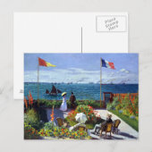 Jardin à Sainte-Adresse (Garten bei Sainte-Adresse Postkarte (Vorne/Hinten)