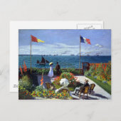 Jardin à Sainte-Adresse von Claude Monet Postkarte (Vorne/Hinten)