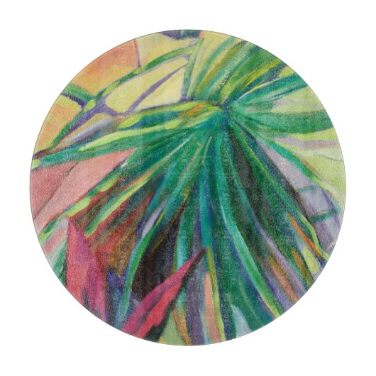 Jardin Abstracto I Schneidebrett (Vorderseite)