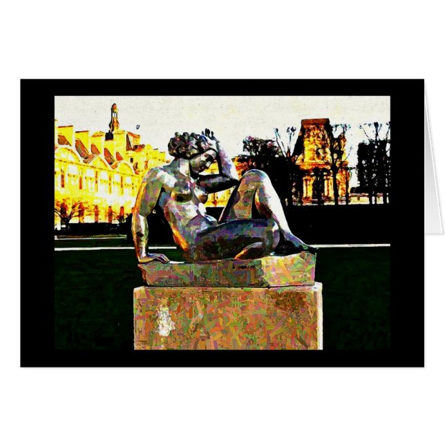 Jardin D' Tuilleries Painting (Vorderseite (Horizontal))