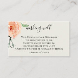 Jardin De Fleurs Wedding wünscht sich gut Begleitkarte