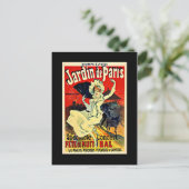Jardin de Paris - Fete de Nuit Bal Postkarte (Stehend Vorderseite)