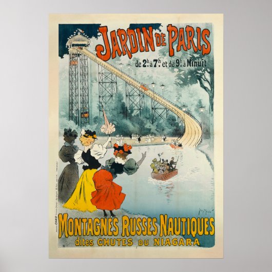 Jardin de Paris | Georges Meunier Poster (Vorne)