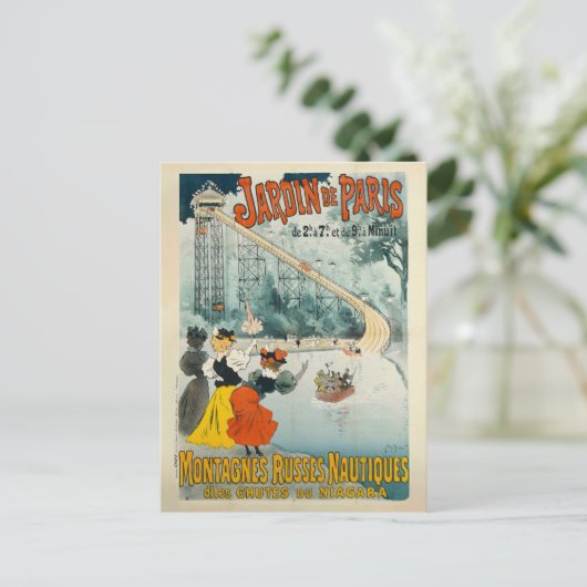 Jardin de Paris | Georges Meunier Postkarte (Stehend Vorderseite)