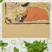 Jardin de Paris - Toulouse-Lautrec Handtuch (Gefaltet)