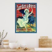 Jardin de Paris ~ Vintage französische Werbung Poster (Küche)