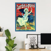 Jardin de Paris ~ Vintage französische Werbung Poster (Heimbüro)