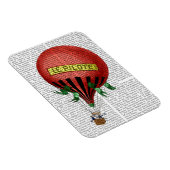 Jardin De Tuileries Hot Air Ballon Magnet (Rechte Seite)