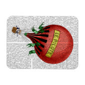 Jardin De Tuileries Hot Air Ballon Magnet (Horizontal)