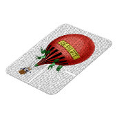 Jardin De Tuileries Hot Air Ballon Magnet (Linke Seite)