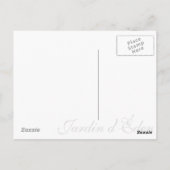 Jardin d'Éden Postkarte (Rückseite)