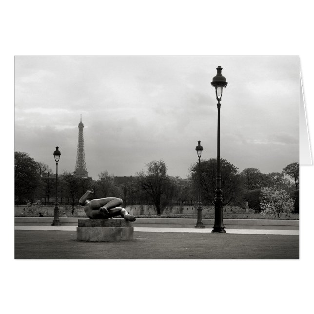 Jardin des Tuileries Card (Vorderseite (Horizontal))