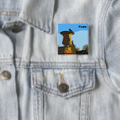 Jardin des Tuileries Crow - Malerei Button (Beispiel)