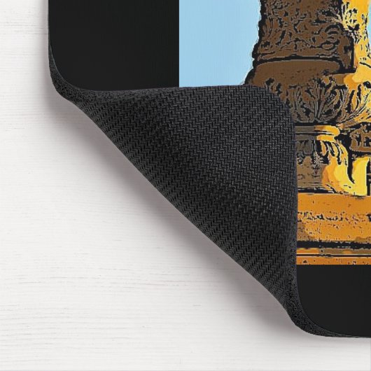 Jardin des Tuileries Crow - Malerei Mousepad (Ecke)