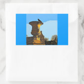 Jardin des Tuileries Crow - Malerei Rechteckiger Aufkleber (Tasche)