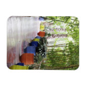 Jardin Majorelle, Majorelle Garden, jetzt öffentli Magnet (Horizontal)