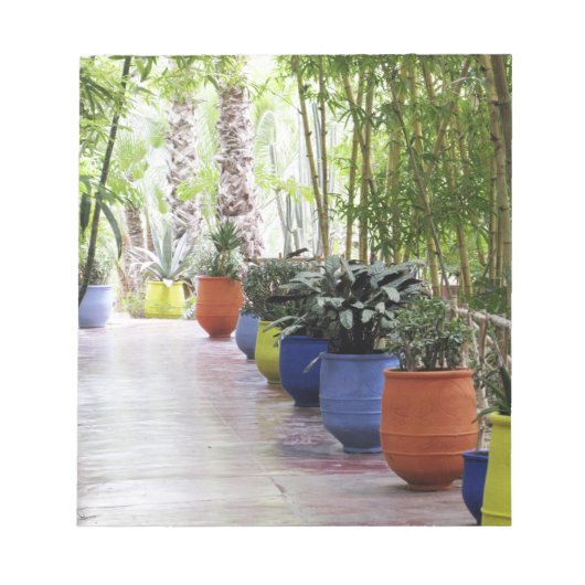 Jardin Majorelle, Majorelle Garden, jetzt öffentli Notizblock (Vorderseite)