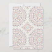 Jardin Mandala Wedding Einladung - Orchid (Rückseite)