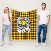 Jardine Yellow Clan Abzeichen Tartan Kariert