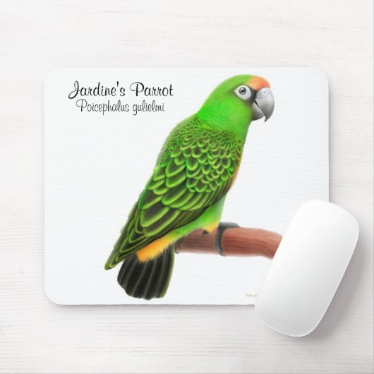 Jardines Papagei Mousepad (Mit Mouse)