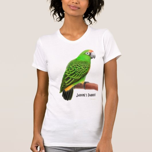 Jardines Papagei V-Hals T - Shirt (Vorderseite)