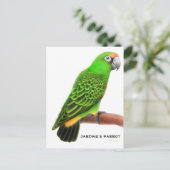 Jardines Parrot Postcard Postkarte (Stehend Vorderseite)