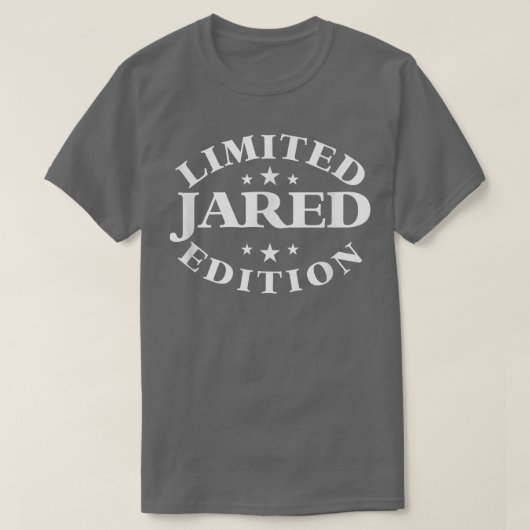 Jared Limited Edition  Funny Personalized Jared  T-Shirt (Design vorne)