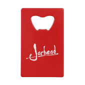 JARHEAD GELDBEUTEL FLASCHENÖFFNER (Vorderseite)