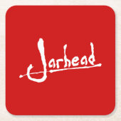 JARHEAD RECHTECKIGER PAPPUNTERSETZER (Vorderseite)