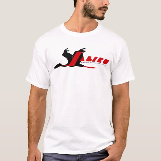 Jaribu Flugzeug-Logo T-Shirt (Vorderseite)