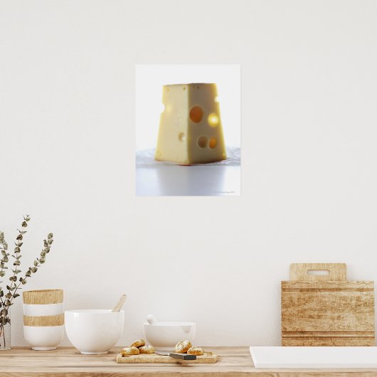 Jarlsberg Cheese Slice Poster (Küche)