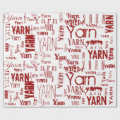 JARN! Typografie Knittern Geschenkpapier (Flach)