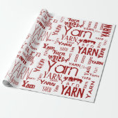 JARN! Typografie Knittern Geschenkpapier (Ungerollt)
