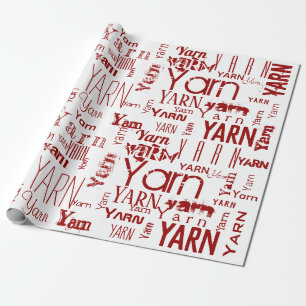 JARN! Typografie Knittern Geschenkpapier