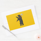 Jaroslawische Flagge Rechteckiger Aufkleber (Umschlag)