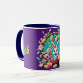 jarra con un lindo conejo de pascua. tasse (Vorderseite Links)
