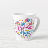 Jarra Personalizada “Celebra Conmigo” | Ideal para Milchtasse (Rechte Ecke)