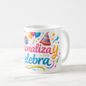 Jarra Personalizada con Diseño de Personaliza y Ce Kaffeetasse (VorderseiteRechts)