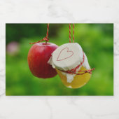 Jarred Apples Jar Label Lebensmitteletikett (Einzelnes Label)