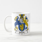 Jarrett Familienwappen Kaffeetasse (Links)