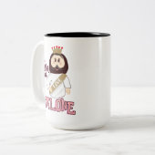 JARRO I AM NOT ALONE_ LINEA NISSI HOLY ZWEIFARBIGE TASSE (Vorderseite Links)