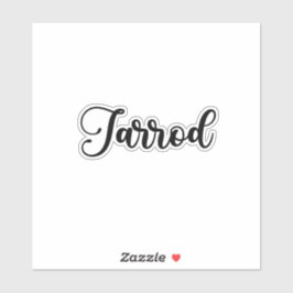 Jarrod Name - Handgeschriebene Kalligrafie Aufkleber