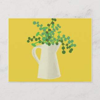 Jarron y plantas postkarte