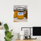 Jars hausgemachte Furzen Poster (Heimbüro)